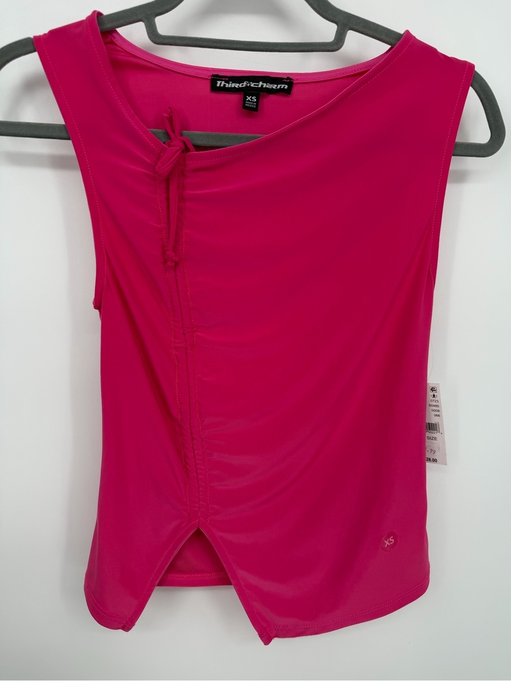 Third Charm Hot Pink Tank
